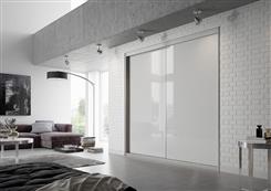 זכוכיות לבן קליר 2 דלתות